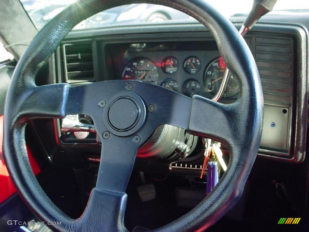 1983 El Camino  - Black / Black/Red photo #27