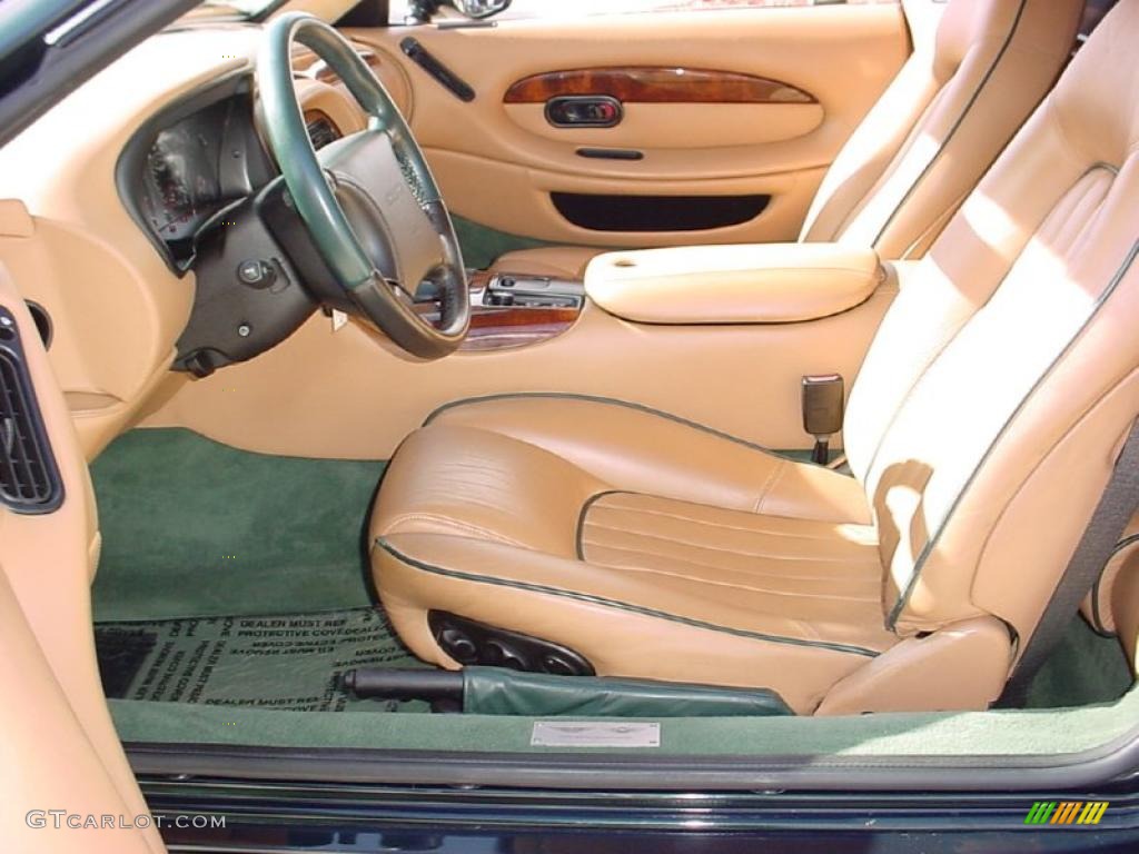 1998 DB7 Volante - British Racing Green / Tan/Green photo #18