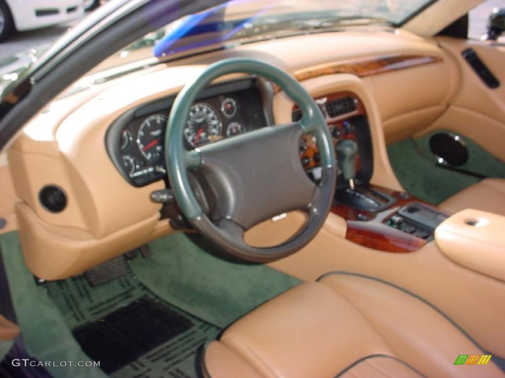 1998 DB7 Volante - British Racing Green / Tan/Green photo #30