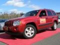 2006 Inferno Red Crystal Pearl Jeep Grand Cherokee Laredo 4x4  photo #1