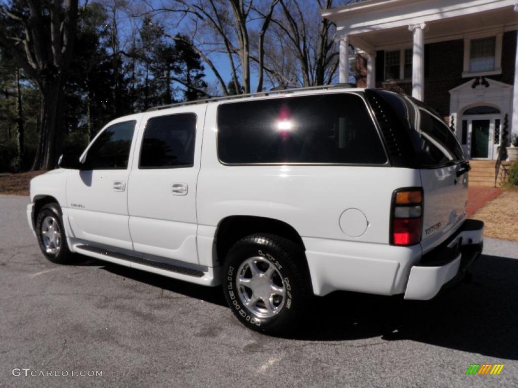 2004 Yukon XL Denali AWD - Summit White / Sandstone photo #4