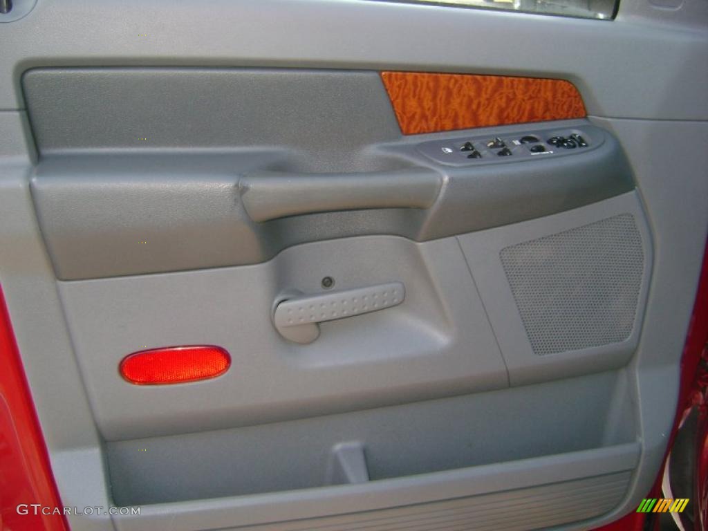 2006 Ram 2500 SLT Quad Cab 4x4 - Inferno Red Crystal Pearl / Medium Slate Gray photo #13