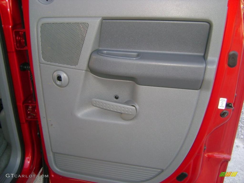 2006 Ram 2500 SLT Quad Cab 4x4 - Inferno Red Crystal Pearl / Medium Slate Gray photo #36