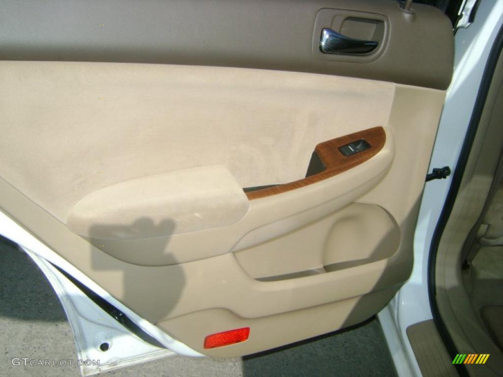 2007 Accord EX Sedan - Taffeta White / Ivory photo #30