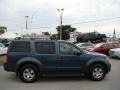 2007 Silverton Blue Nissan Pathfinder SE  photo #2