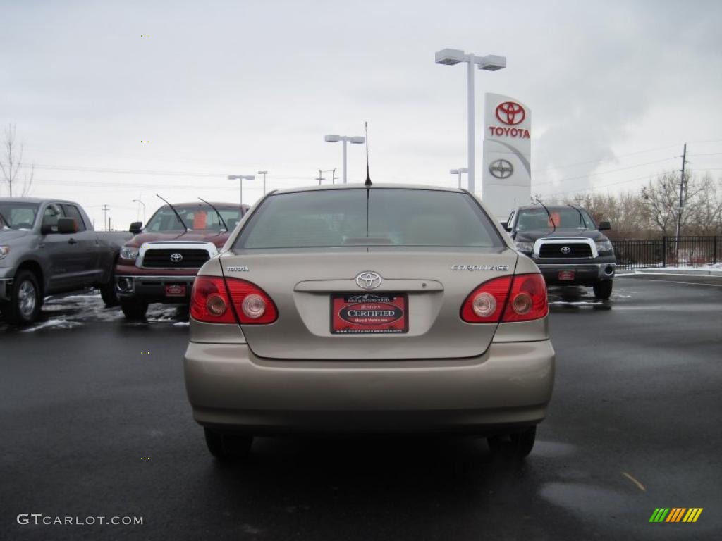 2008 Corolla CE - Desert Sand Mica / Beige photo #3