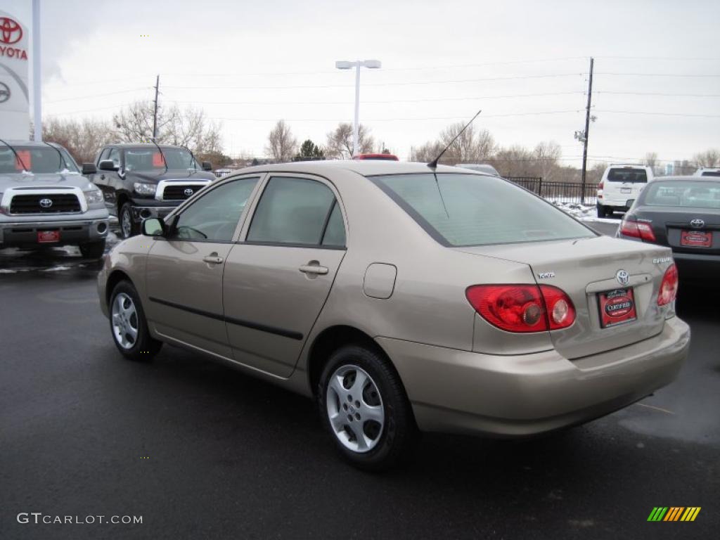 2008 Corolla CE - Desert Sand Mica / Beige photo #4