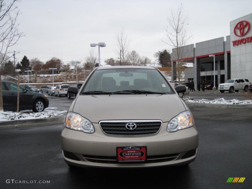 2008 Corolla CE - Desert Sand Mica / Beige photo #6