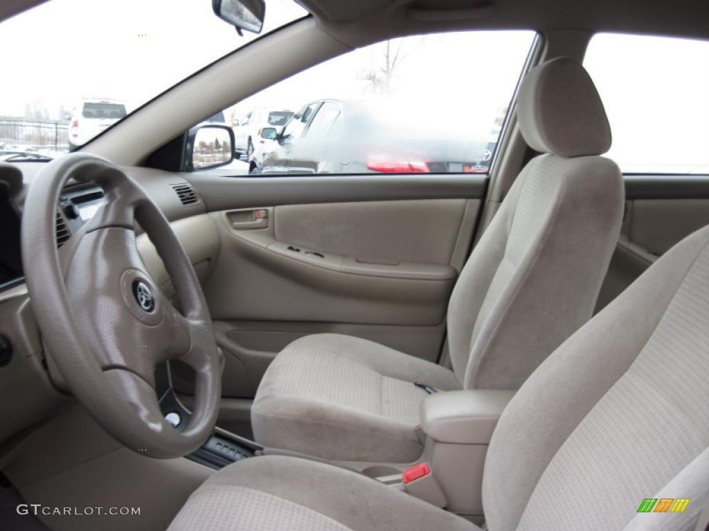 2008 Corolla CE - Desert Sand Mica / Beige photo #9