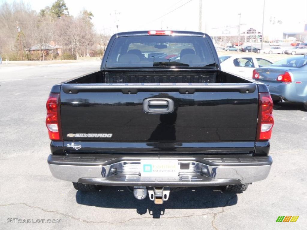 2006 Silverado 1500 Z71 Extended Cab 4x4 - Black / Tan photo #3