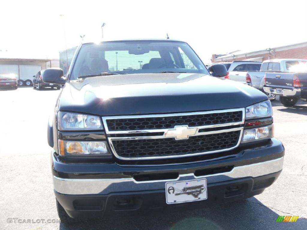 2006 Silverado 1500 Z71 Extended Cab 4x4 - Black / Tan photo #7