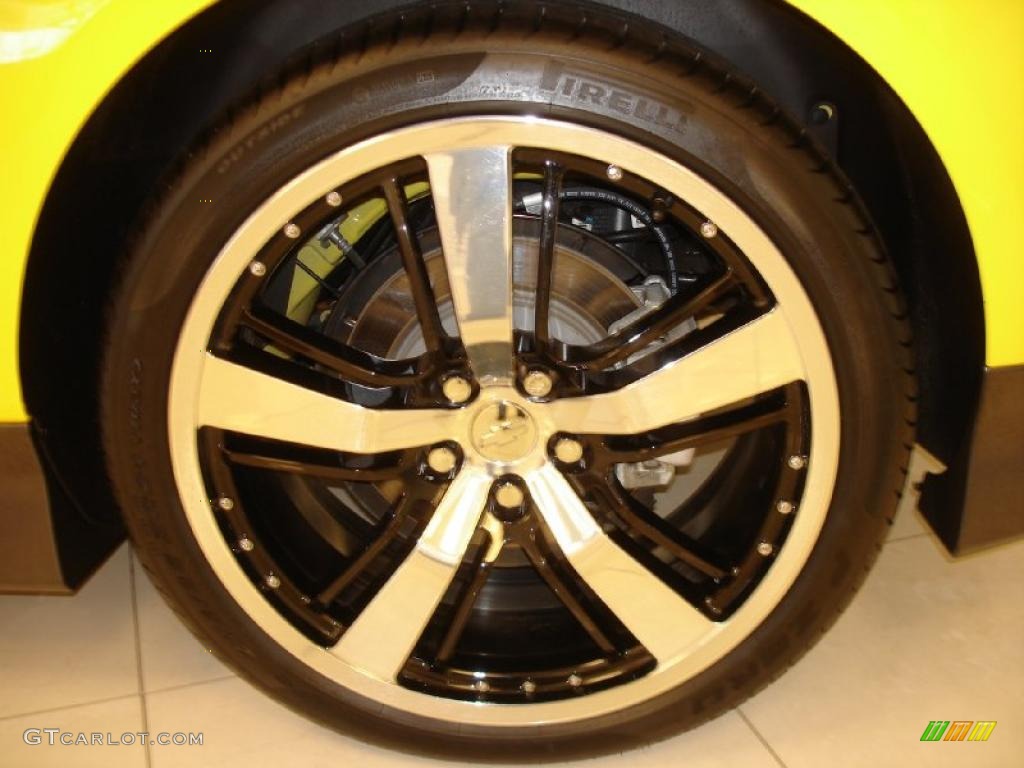 2010 Camaro LT/RS Coupe - Rally Yellow / Black photo #5