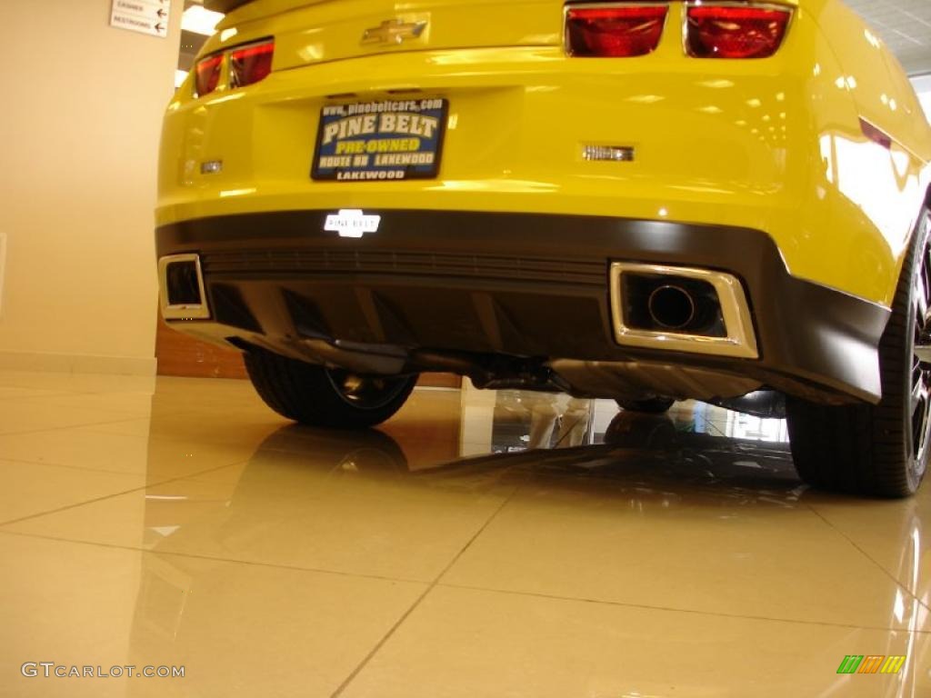 2010 Camaro LT/RS Coupe - Rally Yellow / Black photo #8