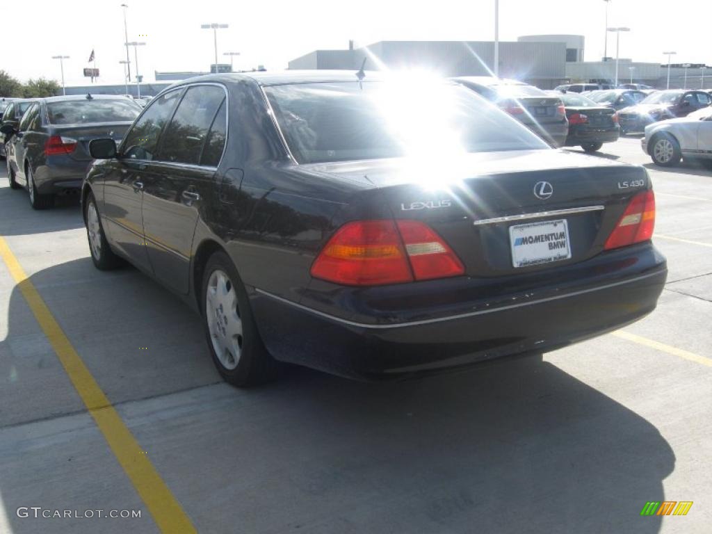 2001 LS 430 - Blue Onyx Pearl / Black photo #2