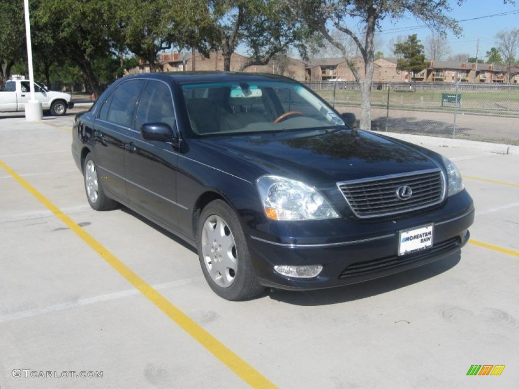 2001 LS 430 - Blue Onyx Pearl / Black photo #4
