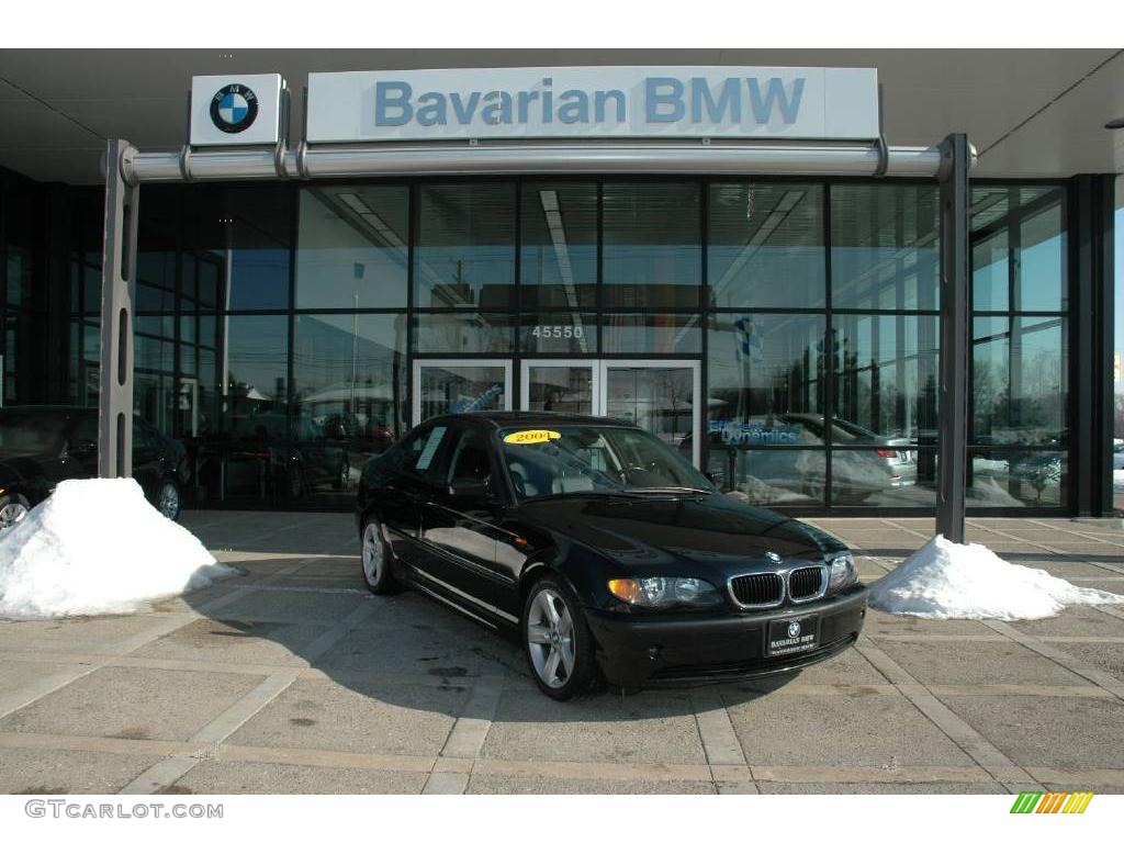 2004 3 Series 325i Sedan - Jet Black / Black photo #2