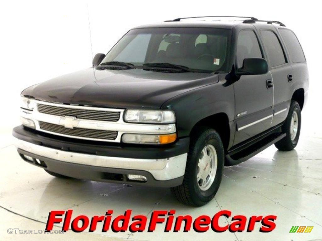 2003 Tahoe LT - Black / Tan/Neutral photo #1