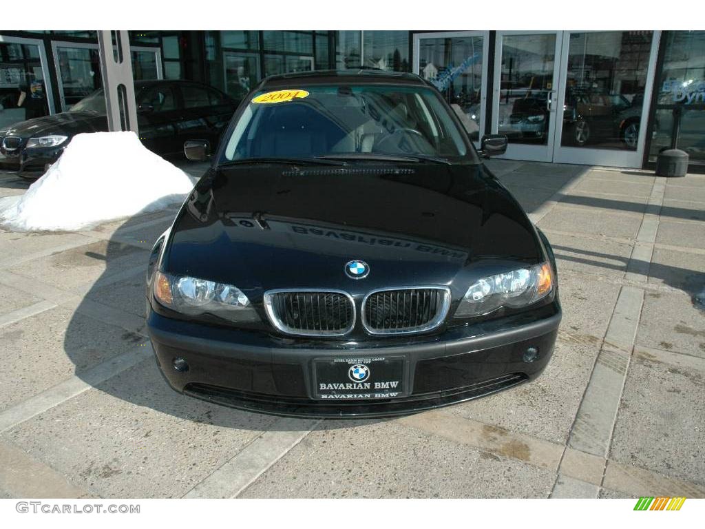2004 3 Series 325i Sedan - Jet Black / Black photo #3