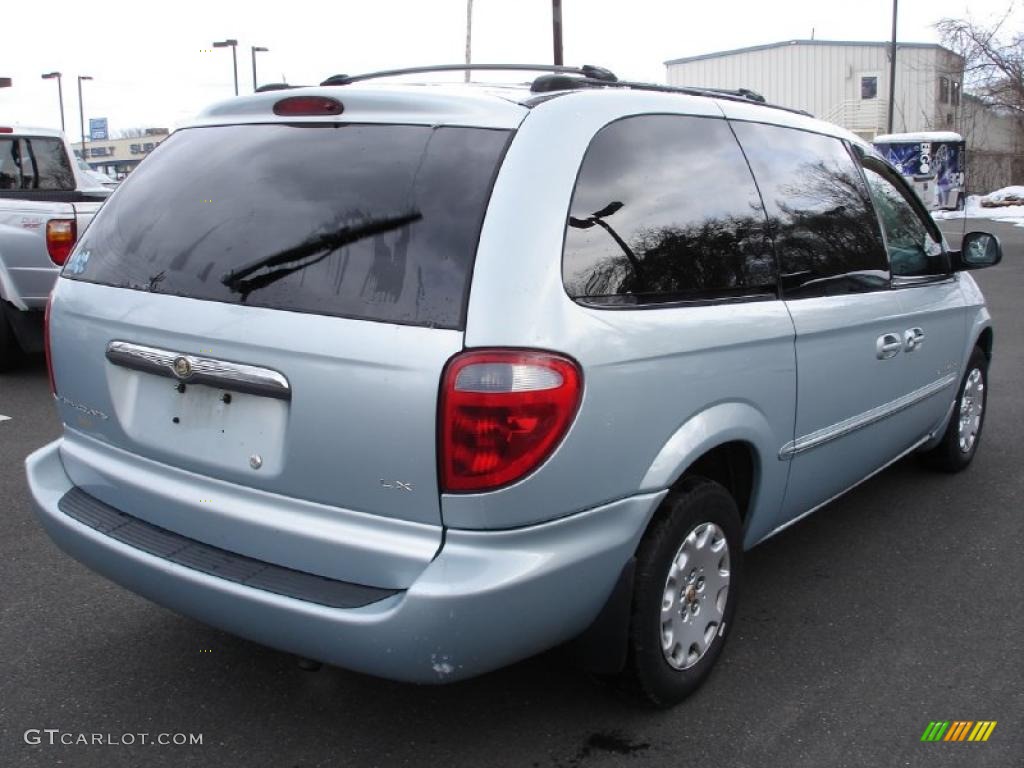2001 Town & Country LX - Sterling Blue Satin Glow / Navy Blue photo #4