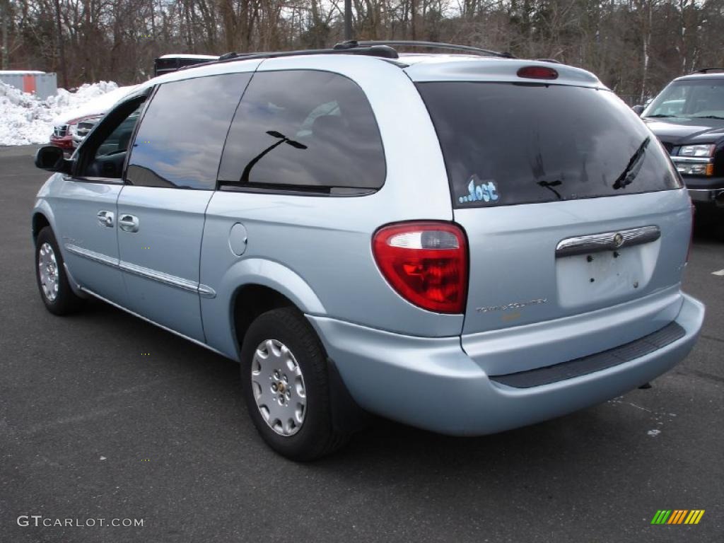 2001 Town & Country LX - Sterling Blue Satin Glow / Navy Blue photo #6