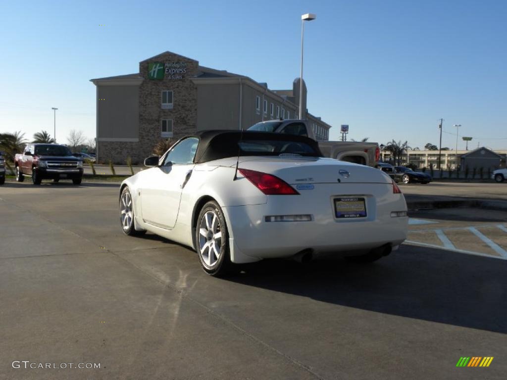 2004 350Z Touring Roadster - Pikes Peak White Pearl / Frost photo #3