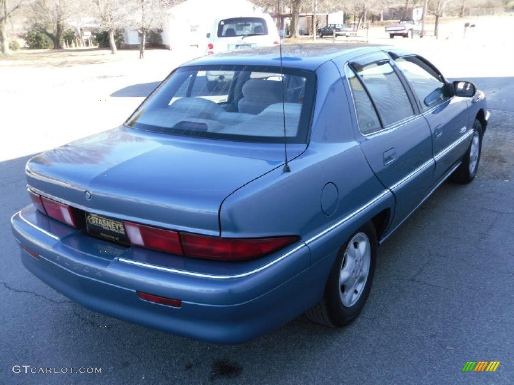 1997 Skylark Custom Sedan - Medium Adriatic Blue Metallic / Graphite photo #4
