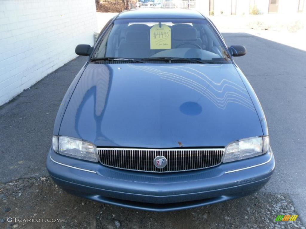 1997 Skylark Custom Sedan - Medium Adriatic Blue Metallic / Graphite photo #6