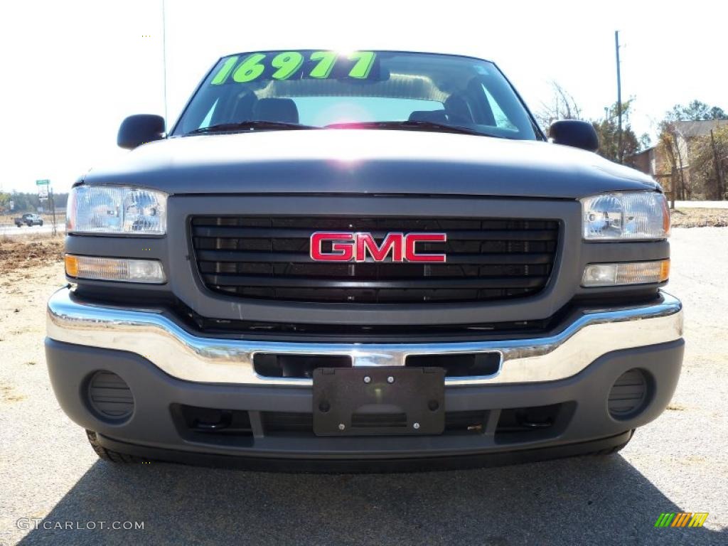 2007 Sierra 1500 Classic SL Extended Cab - Steel Gray Metallic / Dark Titanium photo #3