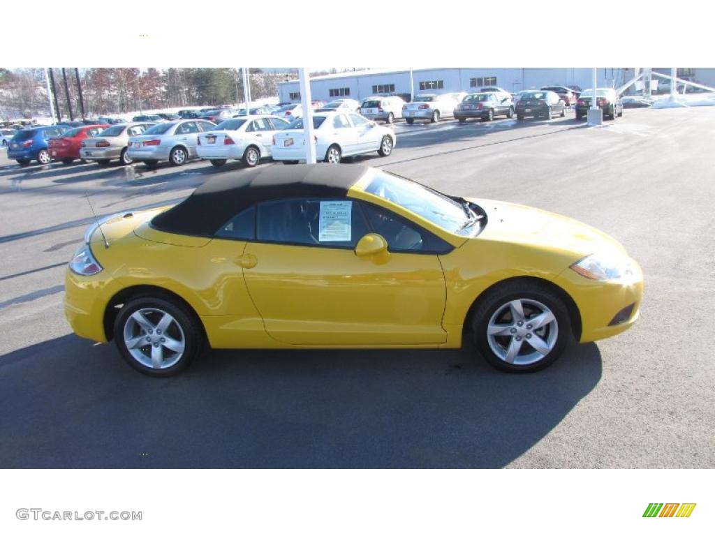 2009 Eclipse Spyder GS - Solar Satin Yellow / Dark Charcoal photo #5