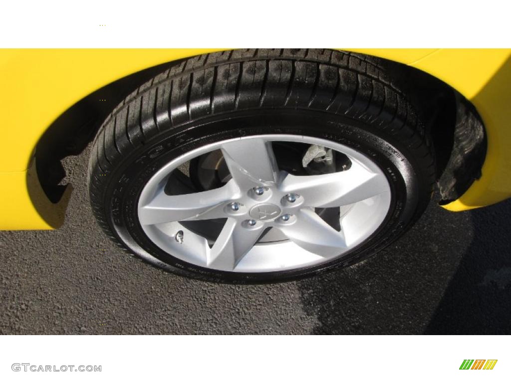 2009 Eclipse Spyder GS - Solar Satin Yellow / Dark Charcoal photo #18