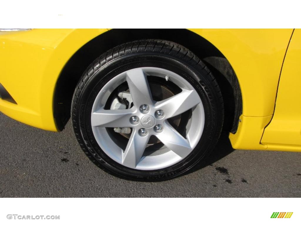 2009 Eclipse Spyder GS - Solar Satin Yellow / Dark Charcoal photo #19