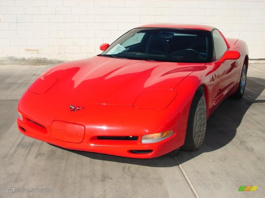 2000 Corvette Coupe - Torch Red / Black photo #1