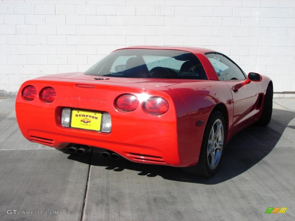 2000 Corvette Coupe - Torch Red / Black photo #3