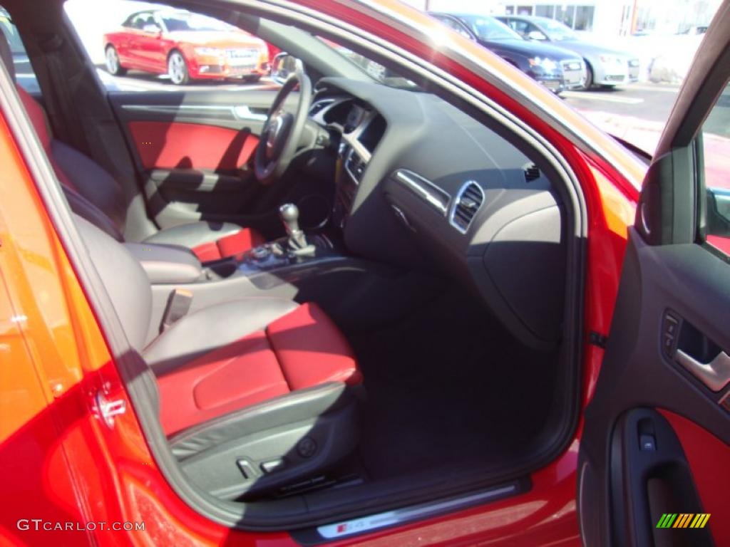 2010 S4 3.0 quattro Sedan - Brilliant Red / Black/Red photo #18