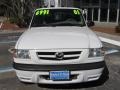 2001 Classic White Mazda B-Series Truck B4000 Dual Sport Cab Plus 4  photo #7