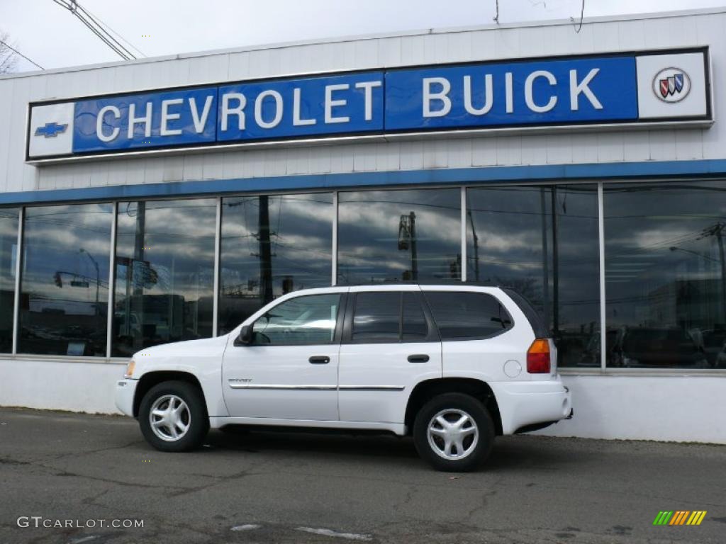 2006 Envoy SLE 4x4 - Summit White / Light Gray photo #1