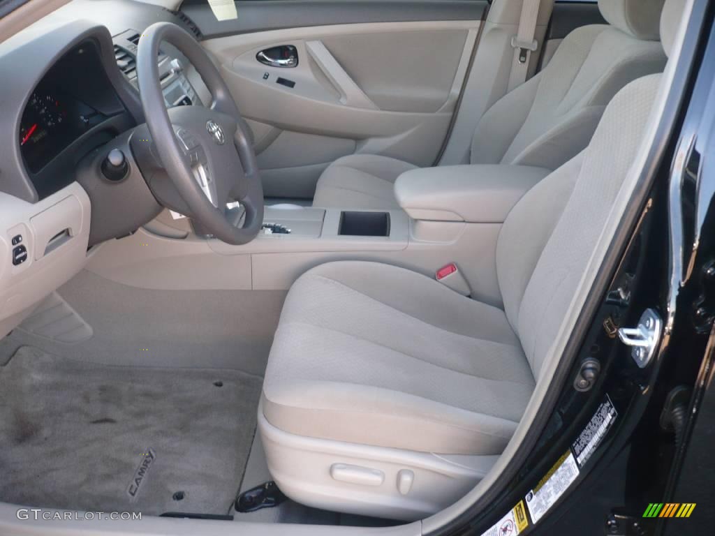 2007 Camry LE V6 - Black / Bisque photo #6