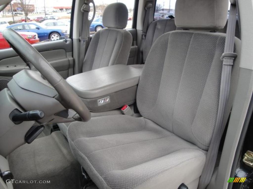 2003 Ram 1500 SLT Quad Cab - Black / Dark Slate Gray photo #12