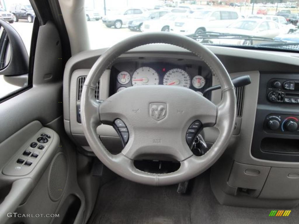 2003 Ram 1500 SLT Quad Cab - Black / Dark Slate Gray photo #21