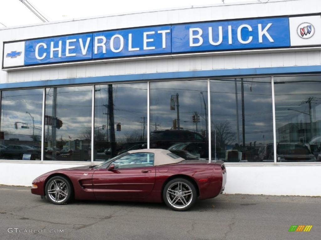 50th Anniversary Red Chevrolet Corvette