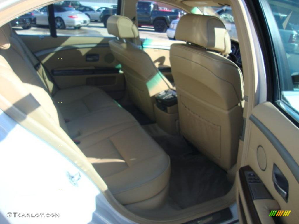 2006 7 Series 750i Sedan - Alpine White / Beige Nasca Leather photo #20