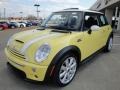 2004 Liquid Yellow Mini Cooper S Hardtop  photo #7