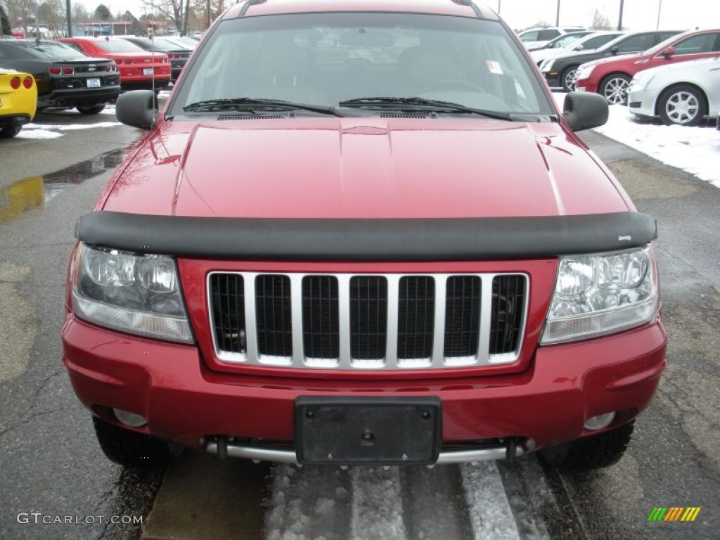 2004 Grand Cherokee Special Edition 4x4 - Inferno Red Pearl / Taupe photo #3