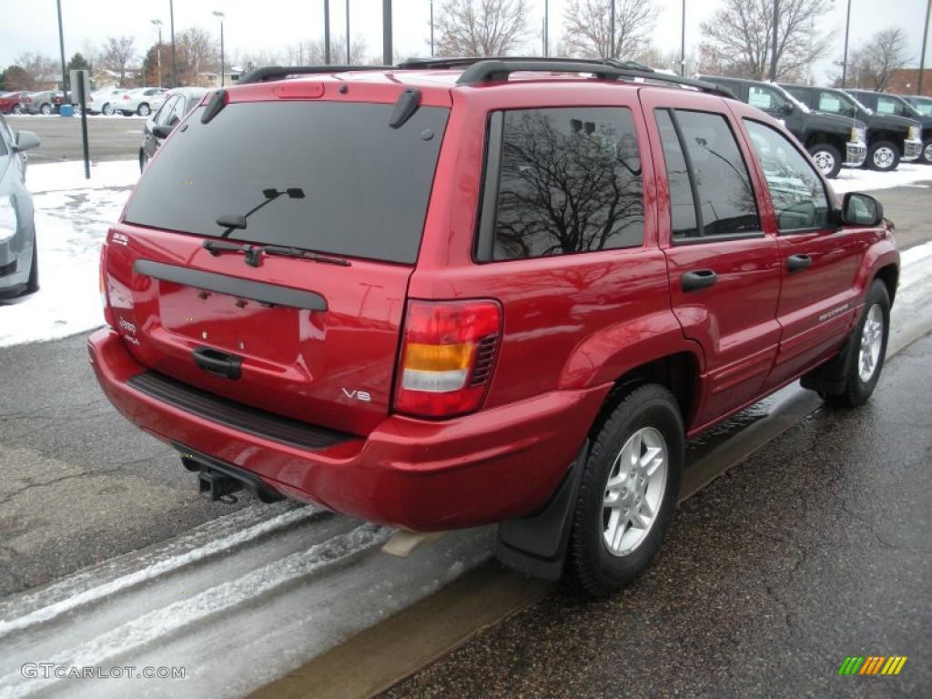 2004 Grand Cherokee Special Edition 4x4 - Inferno Red Pearl / Taupe photo #6