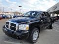 2005 Black Dodge Dakota SLT Quad Cab 4x4  photo #7