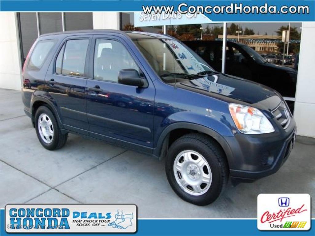 2006 CR-V LX - Royal Blue Pearl / Black photo #1