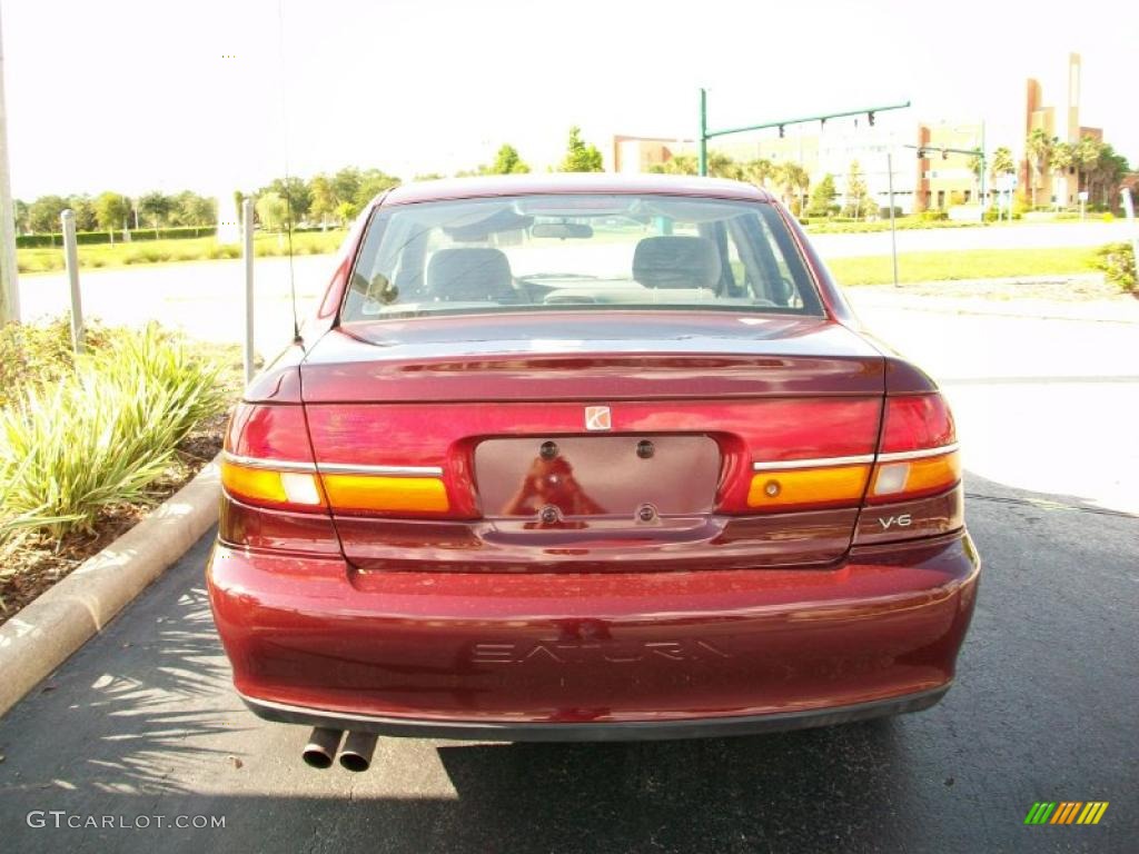 2000 L Series LS2 Sedan - Dark Red / Gray photo #4