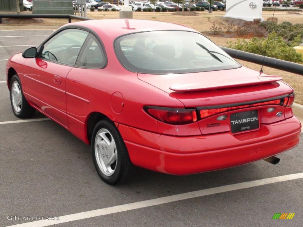 2002 Escort ZX2 Coupe - Bright Red / Dark Gray photo #3