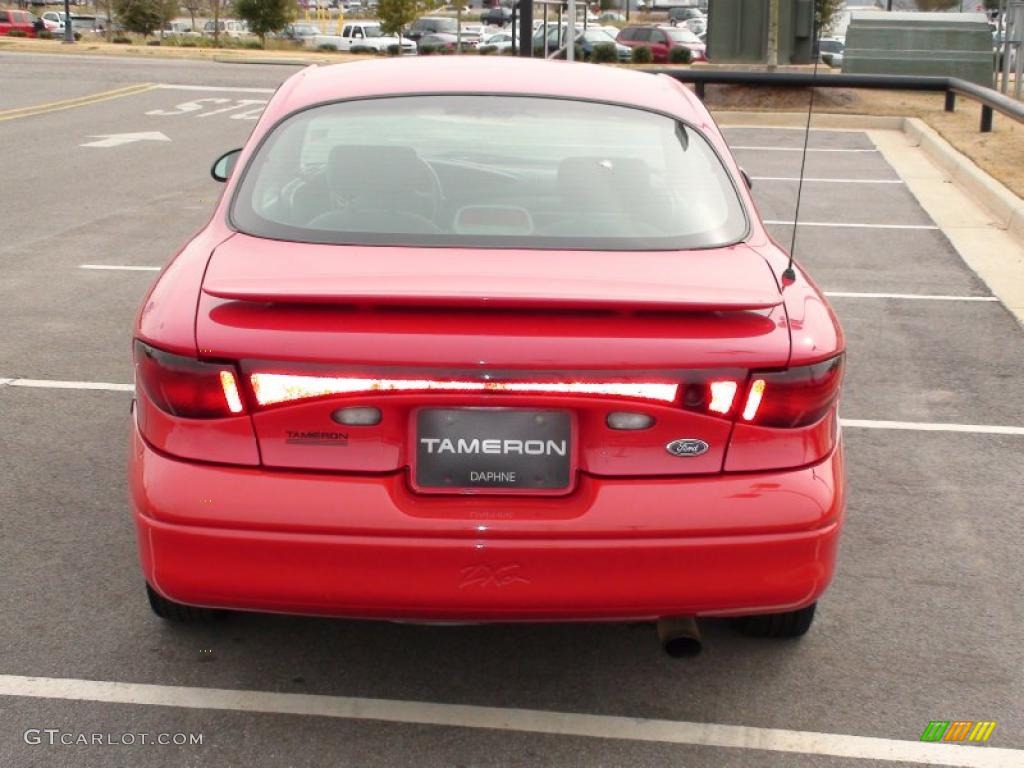 2002 Escort ZX2 Coupe - Bright Red / Dark Gray photo #4