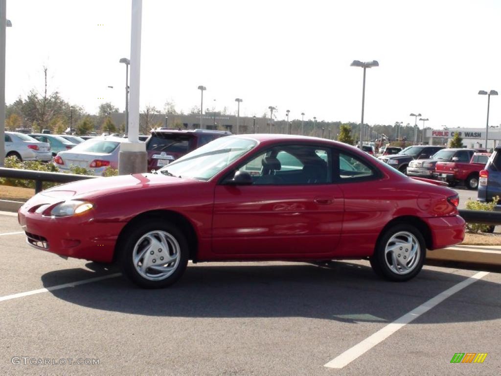 2002 Escort ZX2 Coupe - Bright Red / Dark Gray photo #6